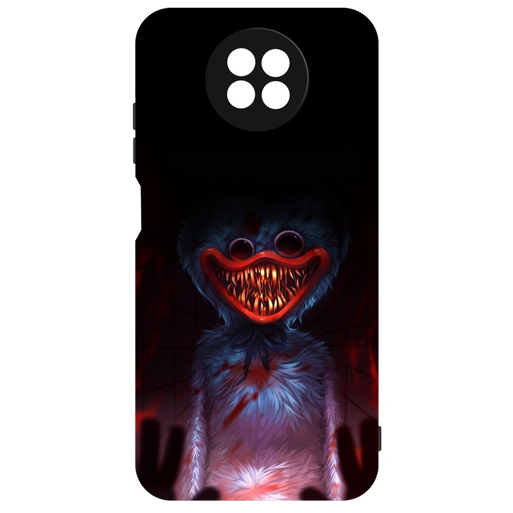 фото Чехол софт кейс атака хаги ваги для xiaomi redmi note 9t черный krutoff