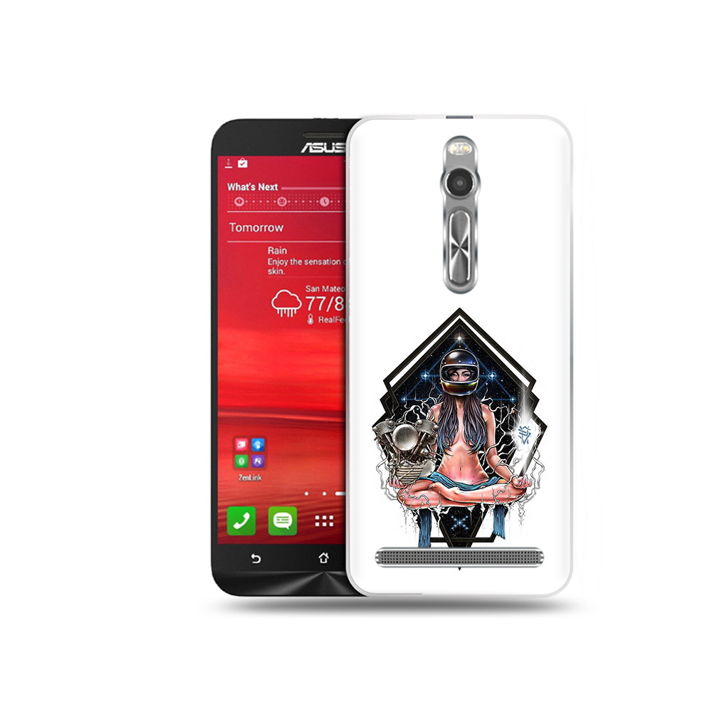 

Чехол MyPads Tocco для Asus Zenfone 2 (ZE550ML) красивая девушка в шлеме (PT11329.657.406), Прозрачный, Tocco