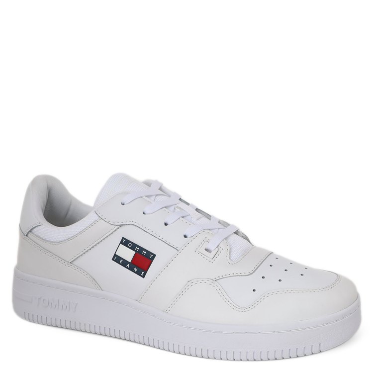 Кеды мужские Tommy Hilfiger EM00955 белые 45 EU белый