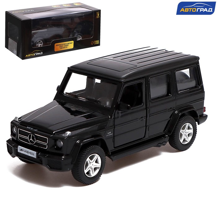 

Автоград Машина металлическая MERCEDES-BENZ G63 AMG, 1:32, открываются двери, инерция, чёр