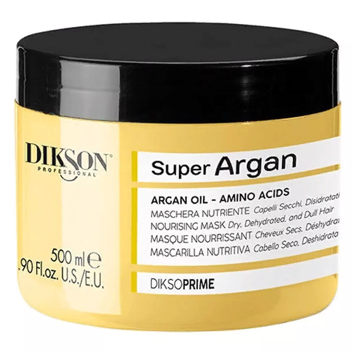 Маска DIKSON Diksoprime для питания волос 500 мл dikson маска для ослабленных и химически обработанных волос с протеинами риса и сои