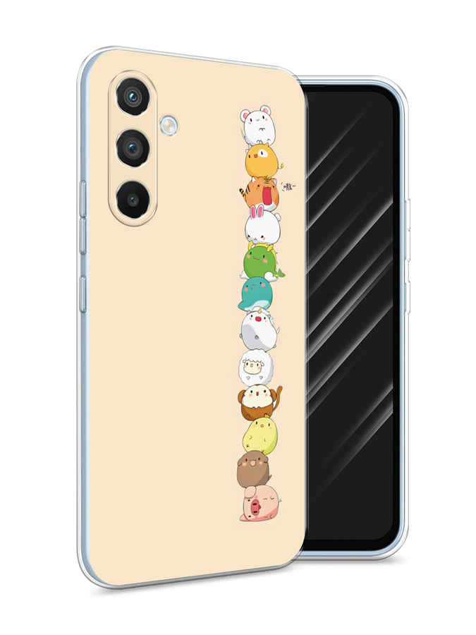 

Чехол Awog на Samsung Galaxy A54 "Питомцы Чиби", Желтый, 2107750-2