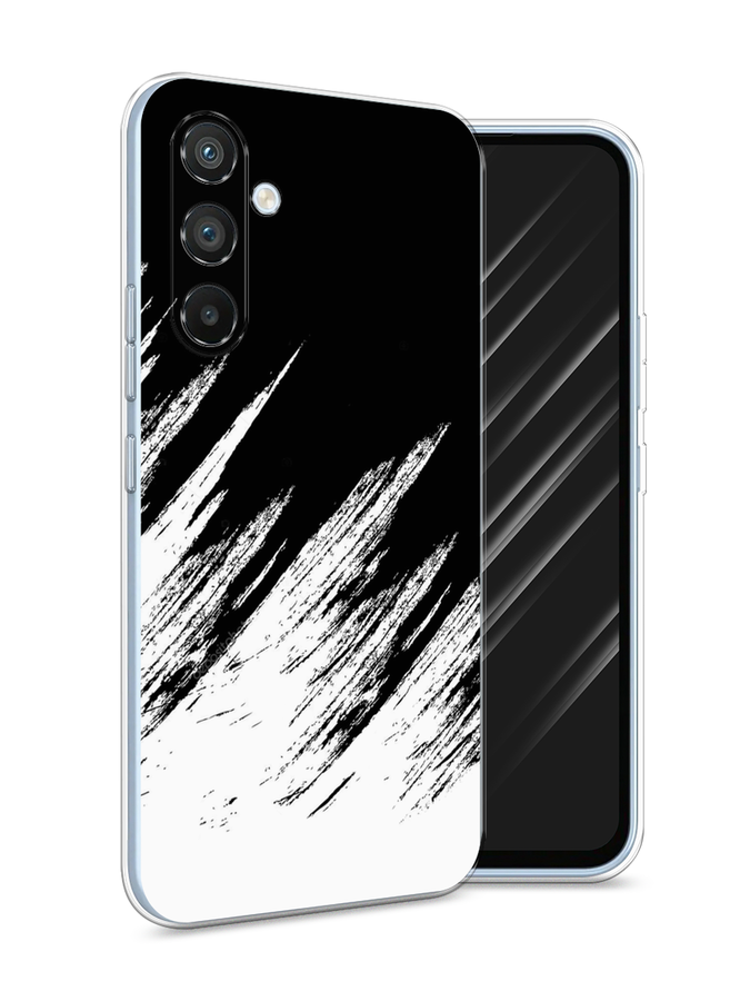 

Чехол Awog на Samsung Galaxy A54 "Черно белые брызги", Черный;белый;бежевый, 2107750-3