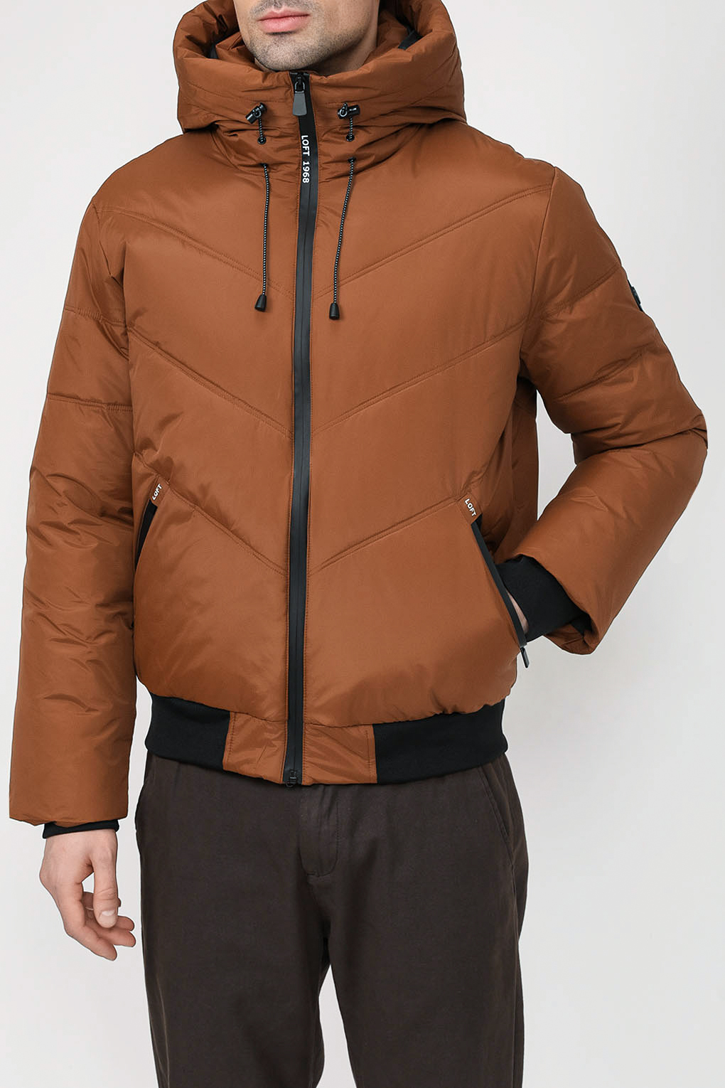 Куртка мужская Loft LF2033497 коричневая XL