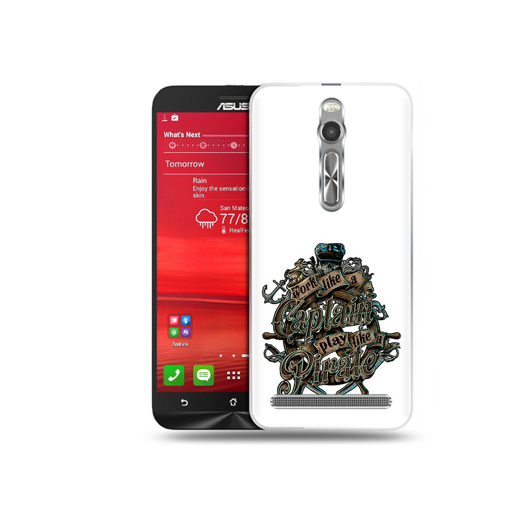 

Чехол MyPads Tocco для Asus Zenfone 2 (ZE550ML) капитан пиратов (PT11329.657.385), Прозрачный, Tocco