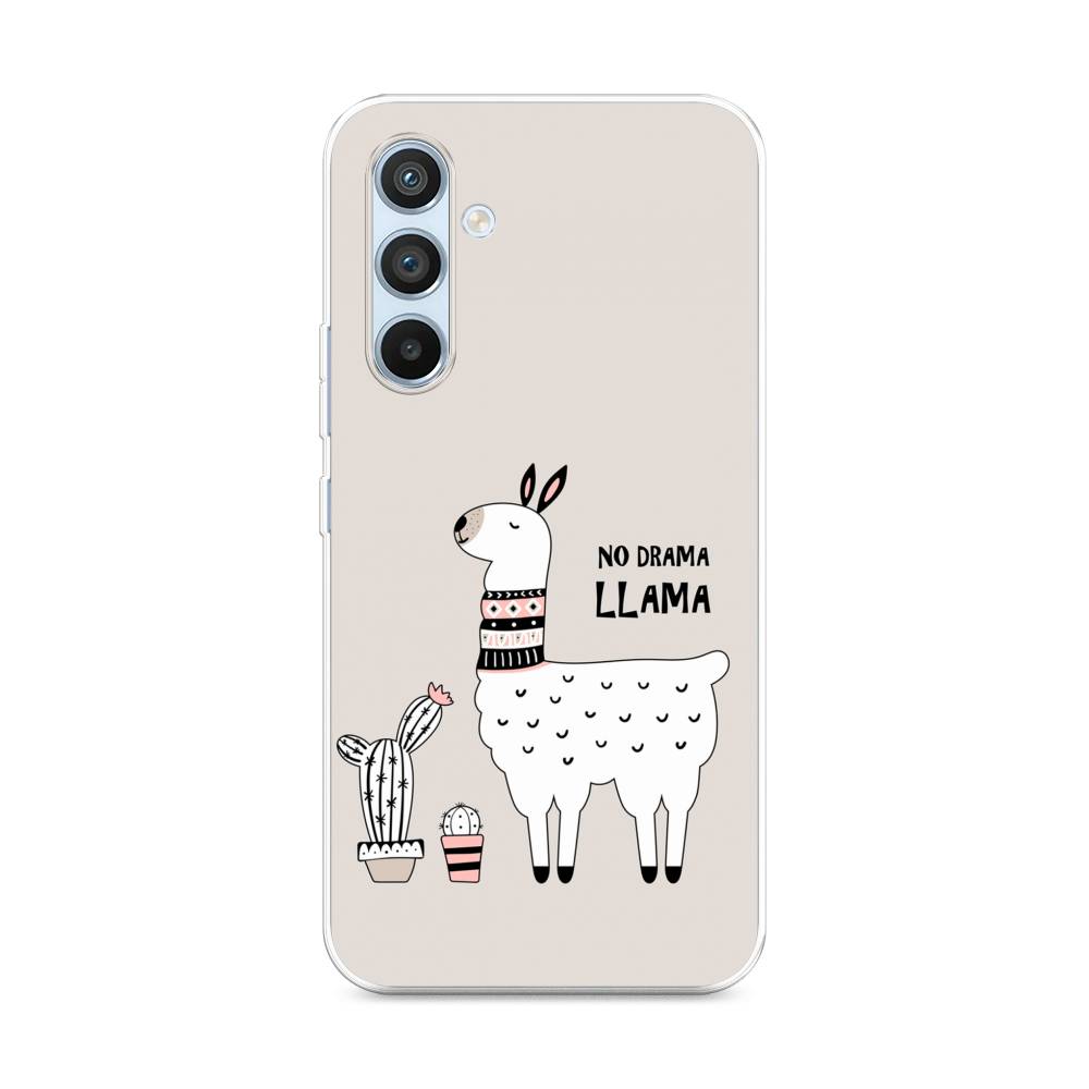 

Чехол Awog на Samsung Galaxy A54 "No drama LLama", Бежевый;серый;белый, 2107750-2