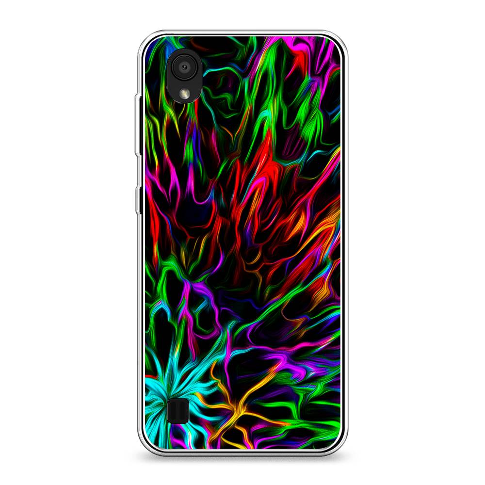Чехол на ZTE Blade A5 (2019)  Разноцветные разводы