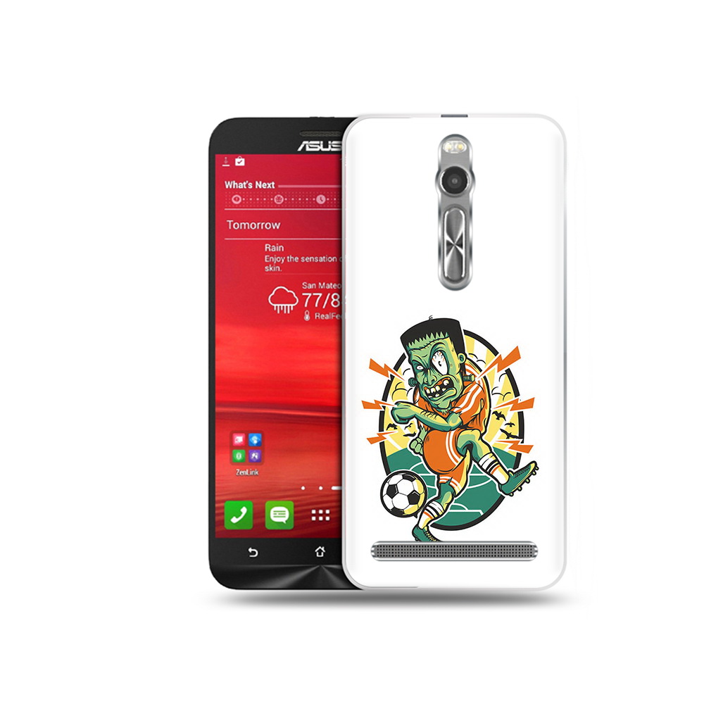 

Чехол MyPads Tocco для Asus Zenfone 2 (ZE550ML) зомби футболист (PT11329.657.368), Прозрачный, Tocco