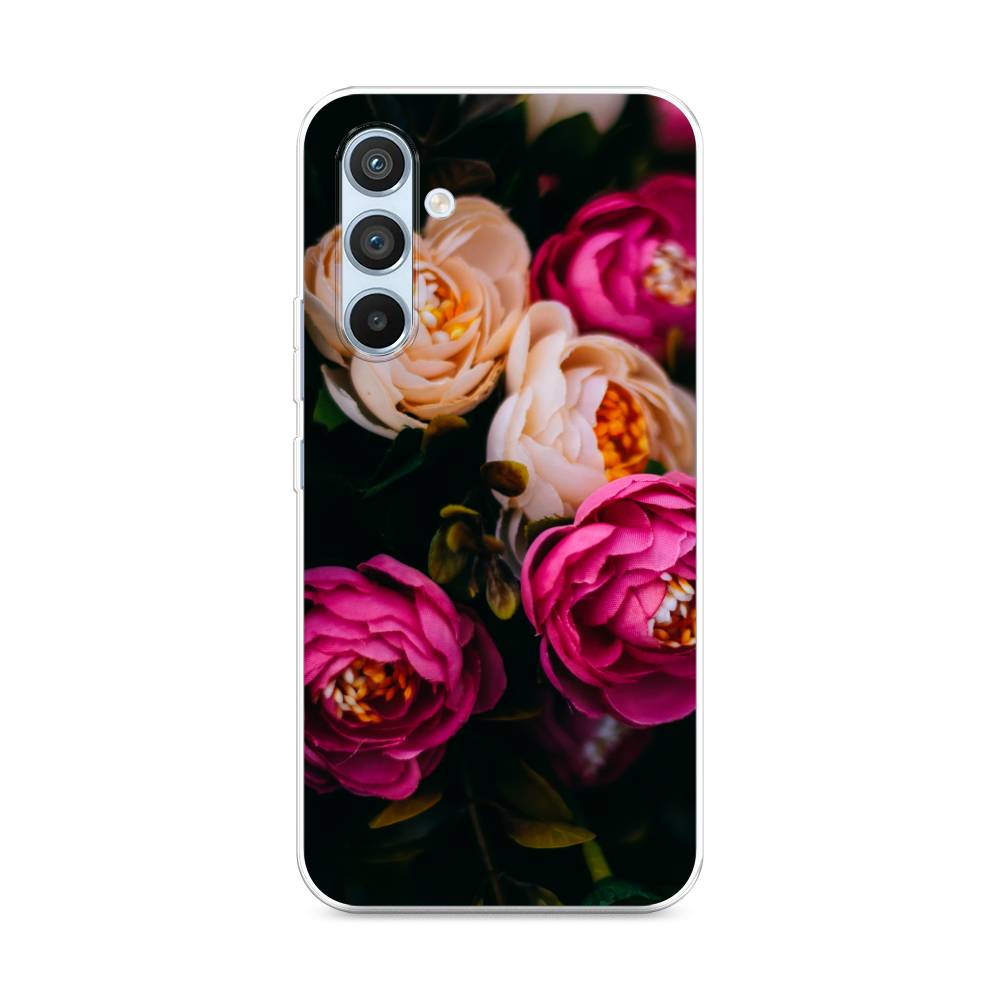 

Чехол Awog на Samsung Galaxy A54 "Розовые пионы на черном", Розовый;черный, 2107750-8