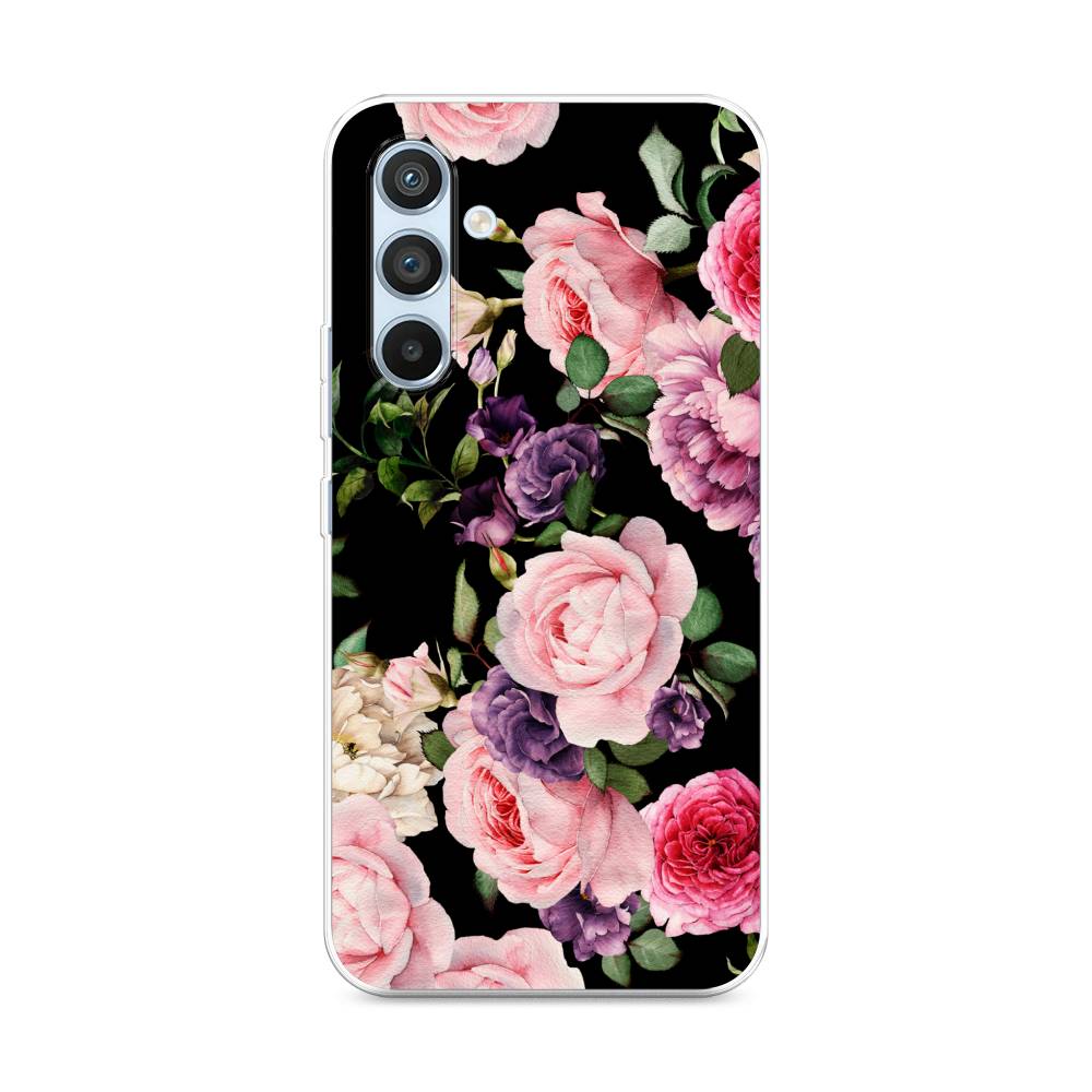 

Чехол Awog на Samsung Galaxy A54 "Пионы на черном", Черный;розовый;зеленый, 2107750-8
