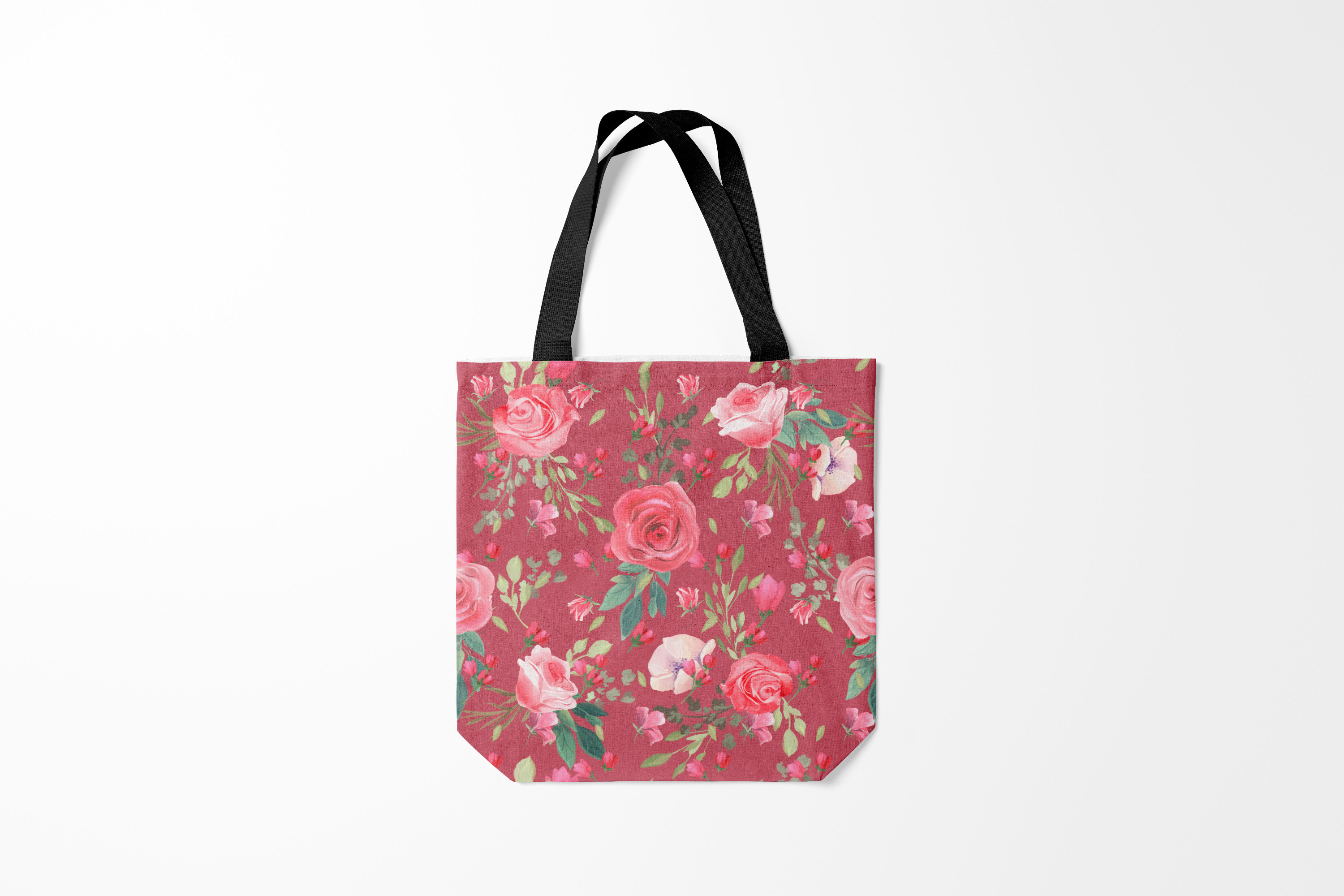 

Сумка шoппер унисекс Burnettie Big pictures rose, черный, Big pictures rose