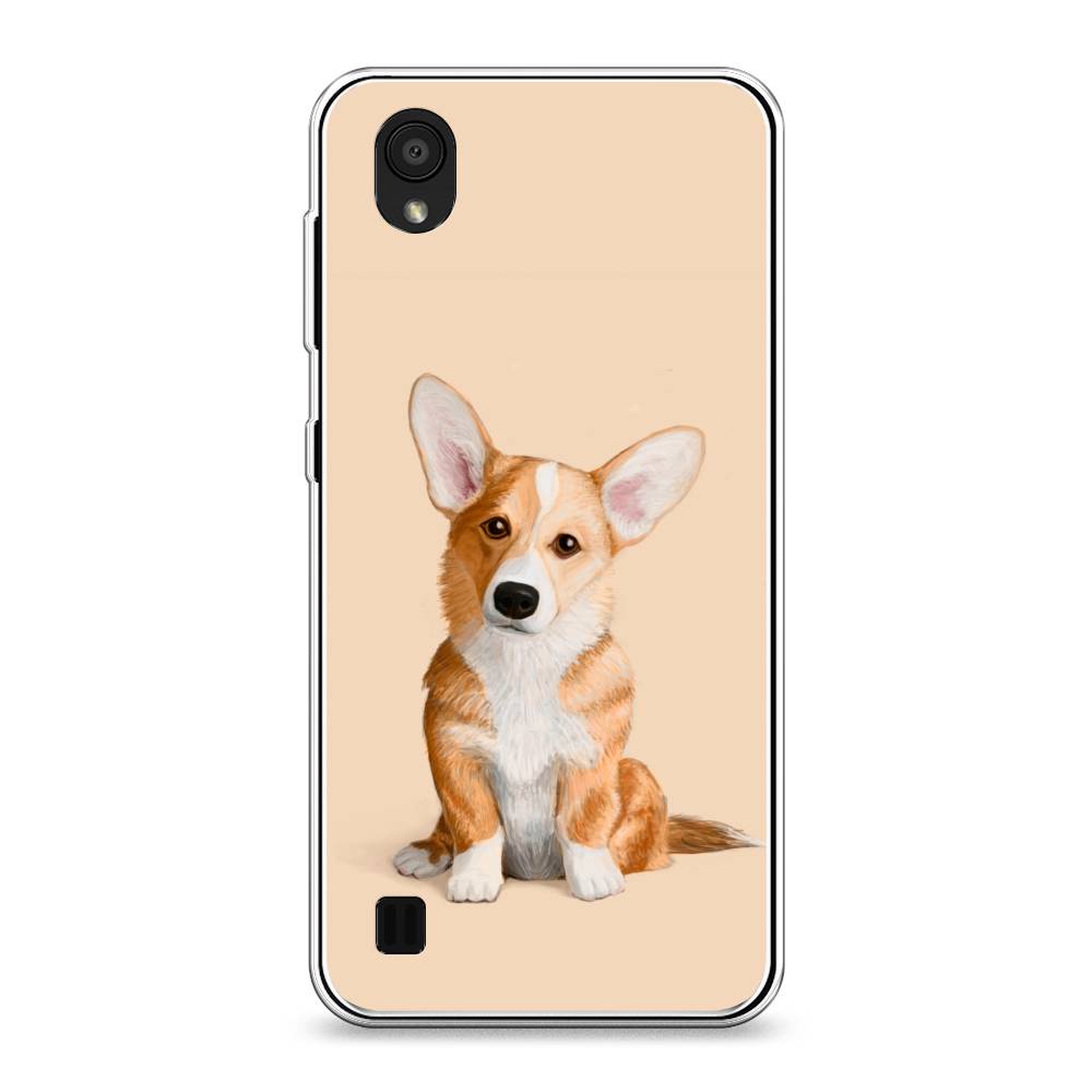 

Чехол на ZTE Blade A5 (2019) "Грустный Корги", Коричневый;бежевый, 133050-1
