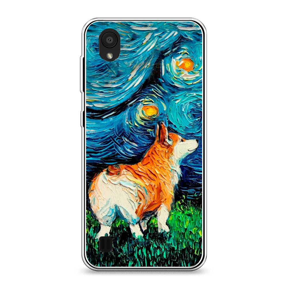 

Чехол на ZTE Blade A5 (2019) "Корги звёздная ночь", Коричневый;белый;зеленый, 133050-1