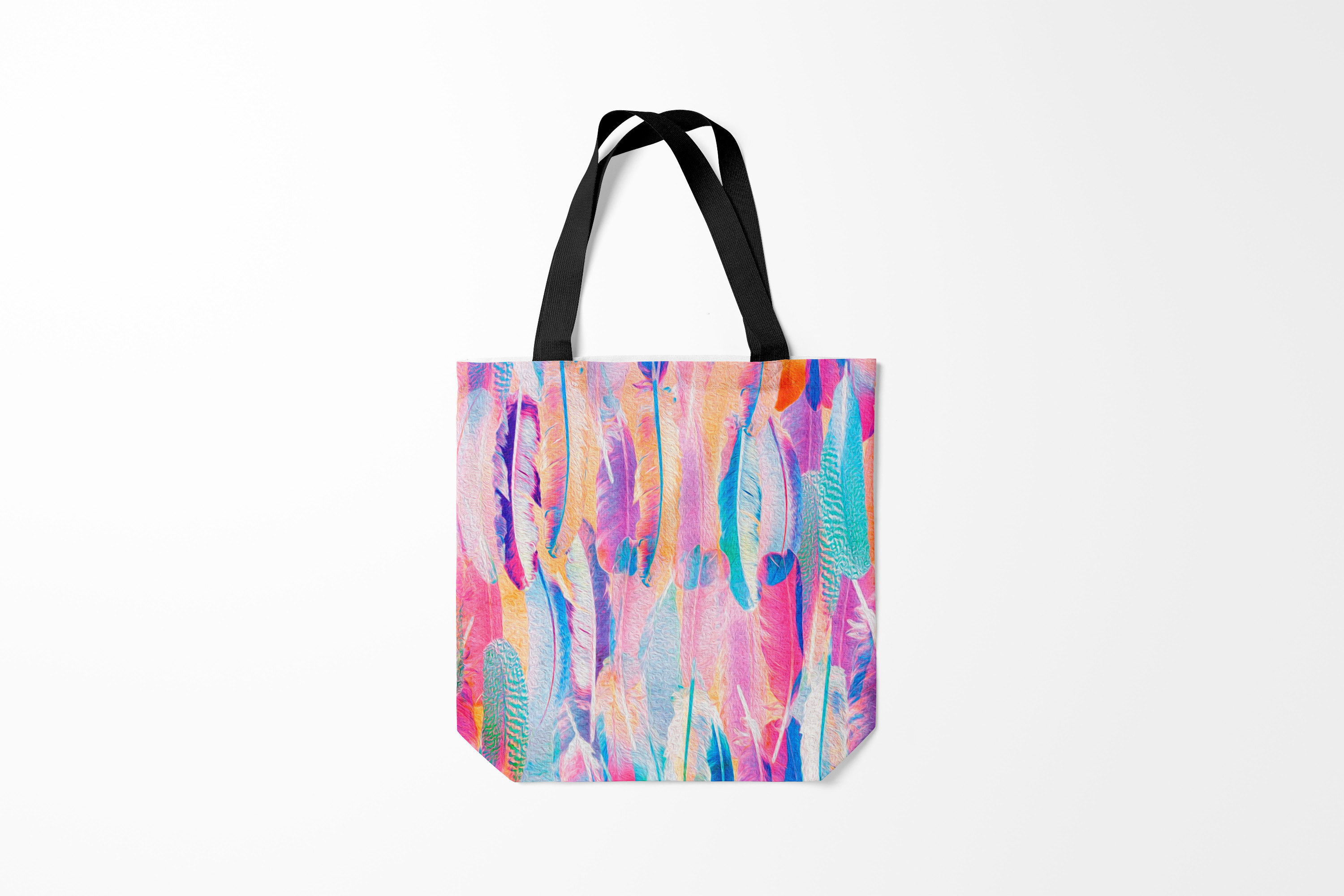 

Сумка шoппер унисекс Burnettie Tie Dye ПЕРЬЯ, разноцветный, Tie Dye ПЕРЬЯ