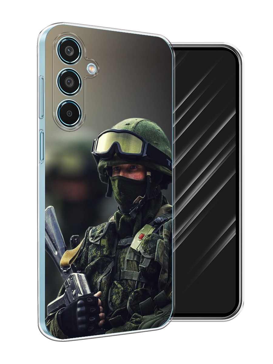 

Чехол Awog на Samsung Galaxy M35 "Солдат", Зеленый;серый, 2110050-1