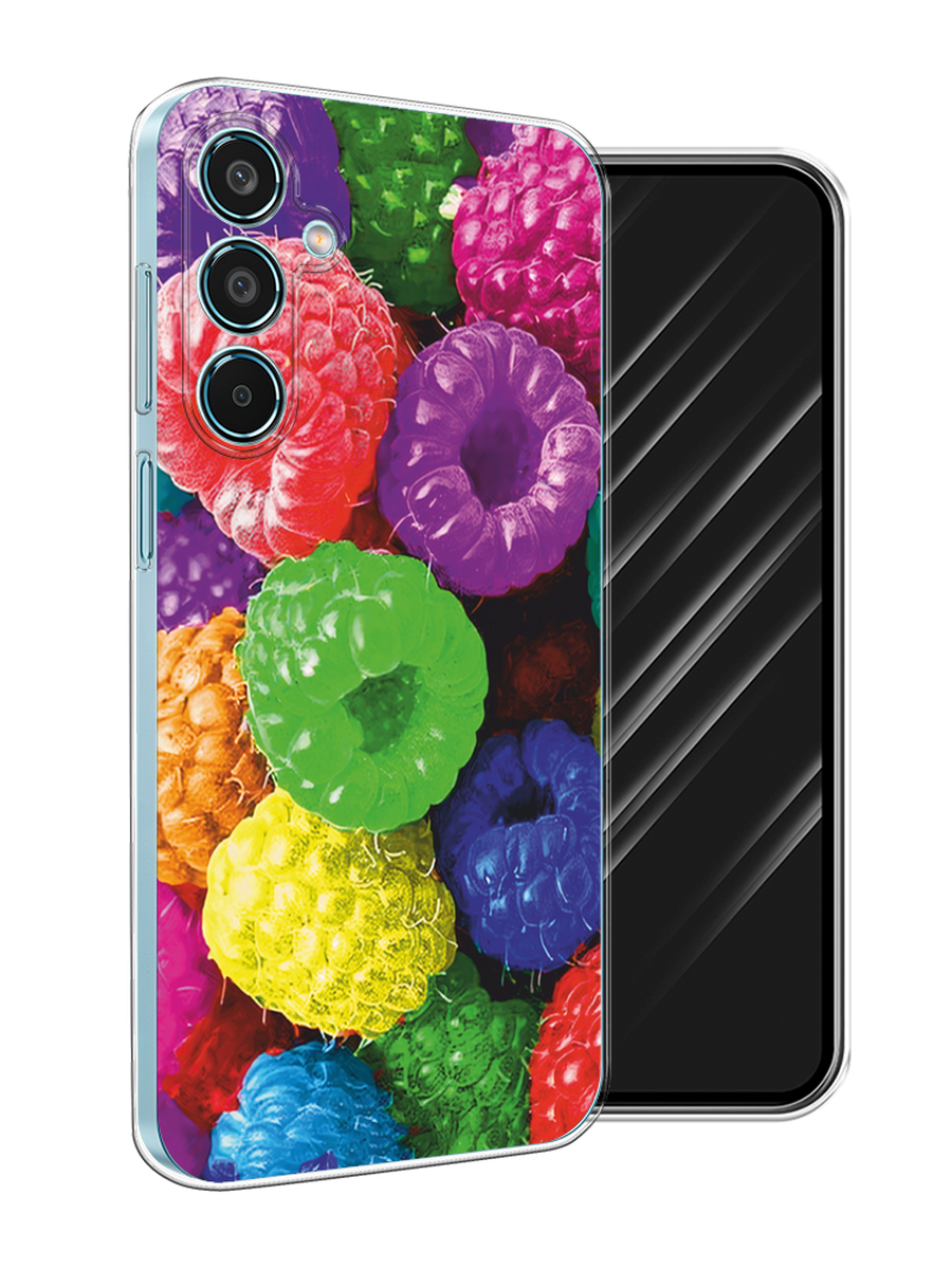 

Чехол Awog на Samsung Galaxy M35 "Разноцветная малина", Разноцветный, 2110050-1