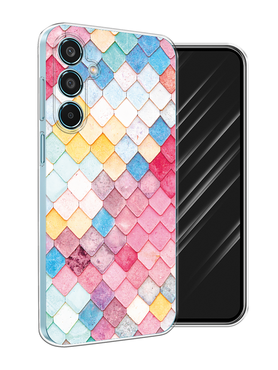

Чехол Awog на Samsung Galaxy M35 "Нежные ромбики", Красный, 2110050-1