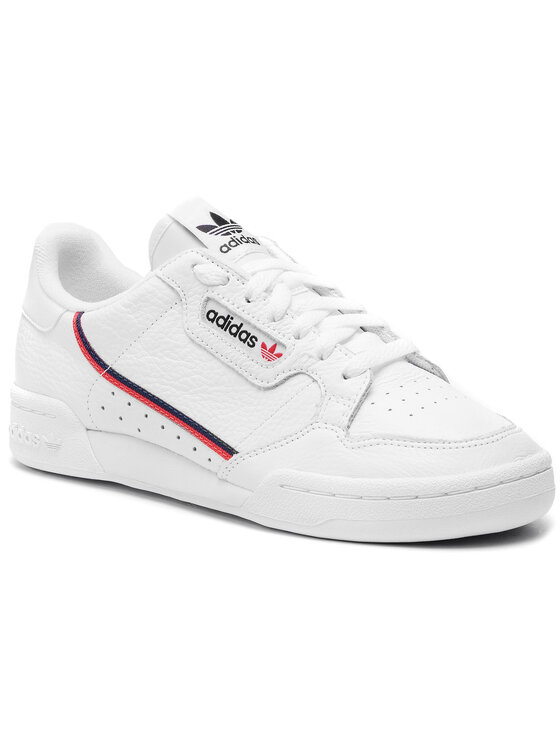 Кеды мужские Adidas Continental 80 Shoes G27706 белые 40 EU Вьетнам белый