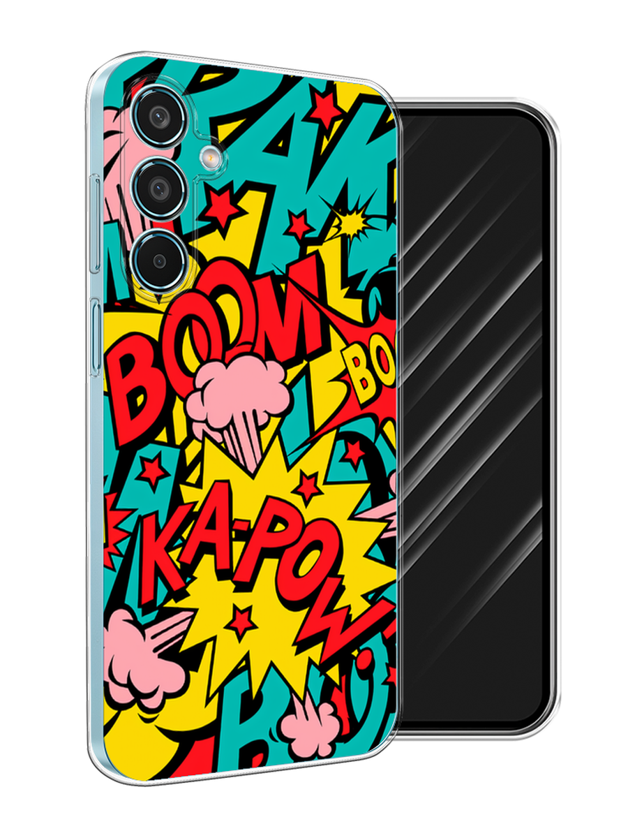 

Чехол Awog на Samsung Galaxy M35 "Постер pop art", Бирюзовый;желтый;красный, 2110050-1