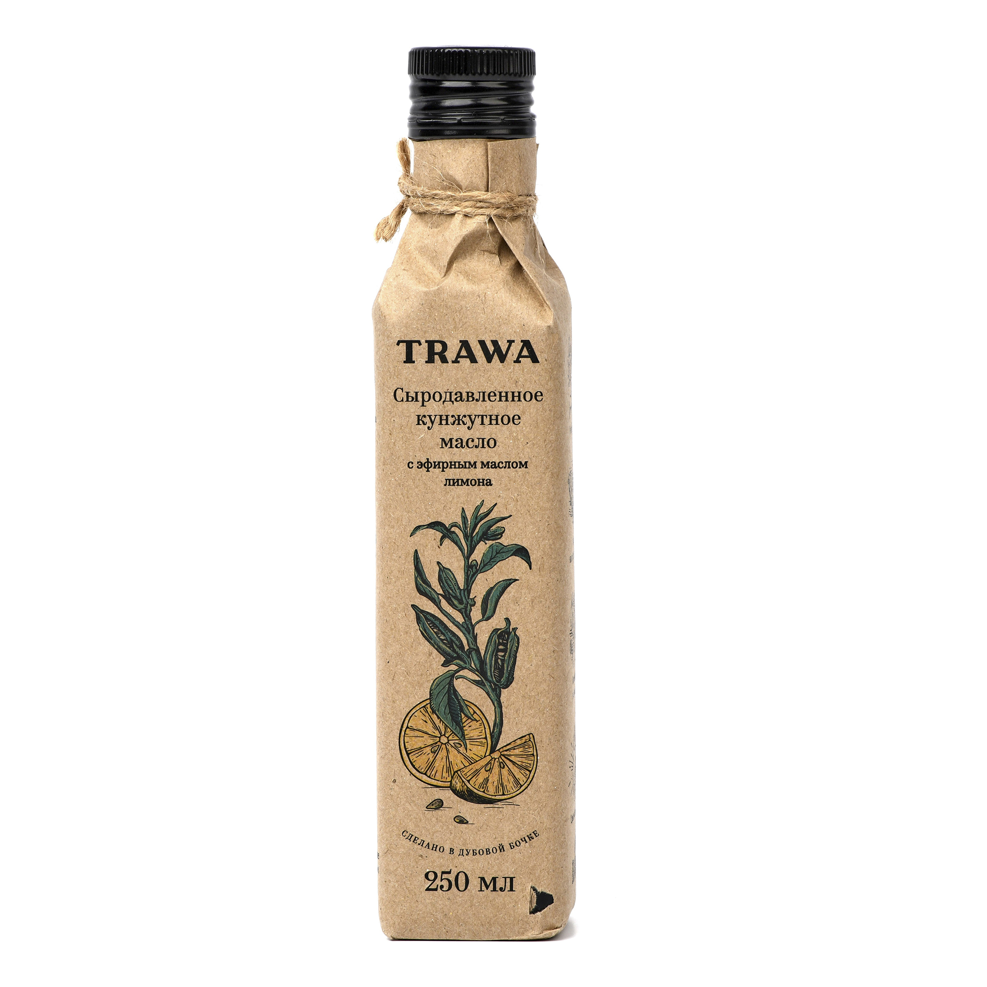 Подсолнечное масло Trawa сыродавленное с эфирным маслом кориандра 250 мл