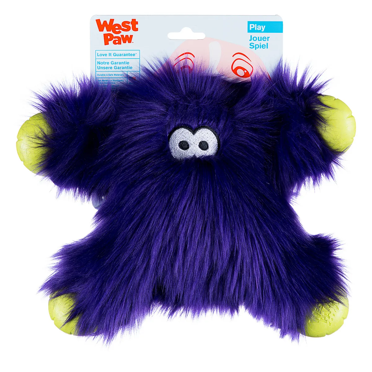 Мягкая игрушка для собак Zogoflex Rowdies Lincoln, фиолетовый, 28 см