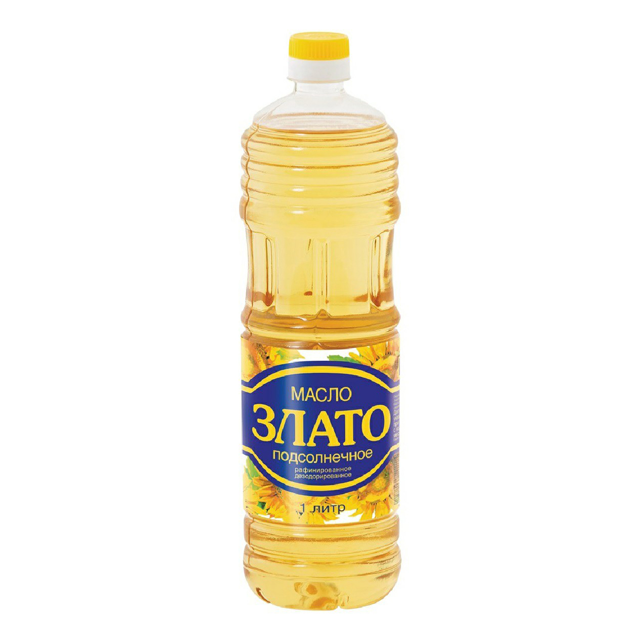 Подсолнечное масло Злато рафинированное дезодорированное 1 л