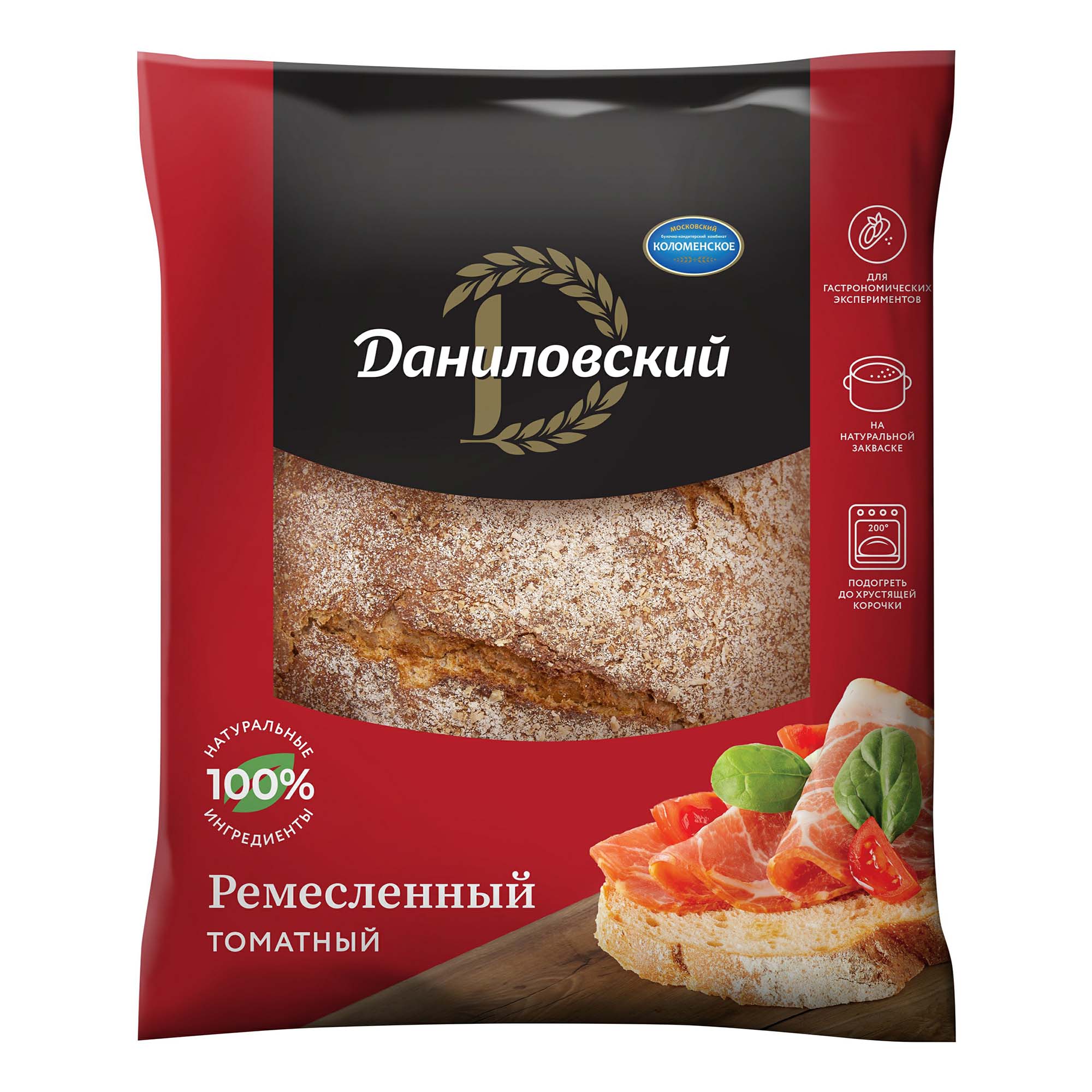 

Хлеб Даниловский ремесленный томатный 360 г