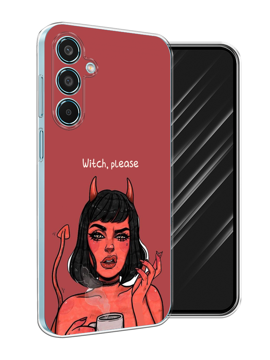 

Чехол Awog на Samsung Galaxy M35 "Evil Girl", Бордовый;черный, 2110050-1