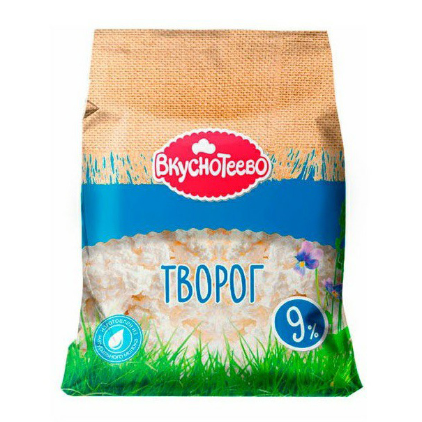 

Творог Рассыпчатый Вкуснотеево 9% 180 г