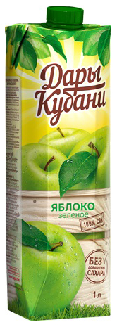 Сок Дары Кубани яблоко 1 л