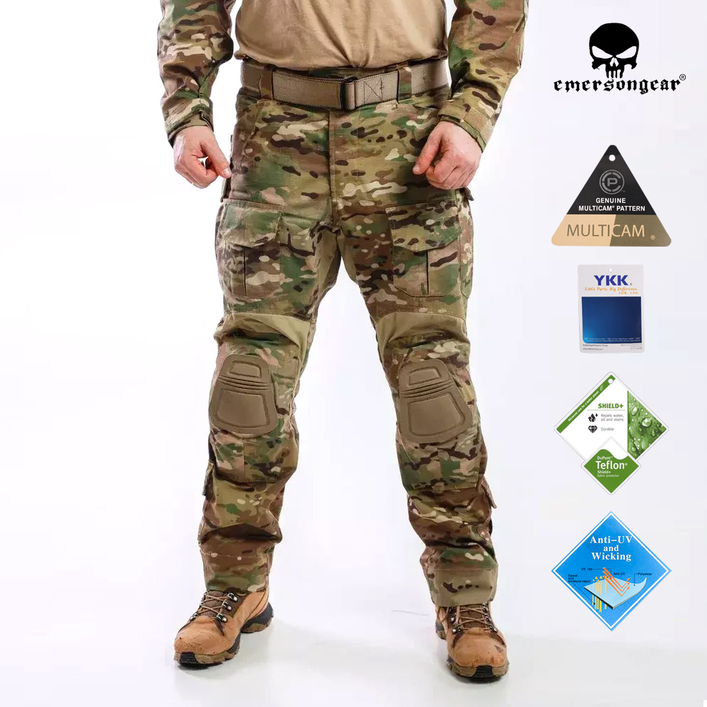 

Брюки боевые EmersonGear G3 Combat Мультикам 34W, Зеленый, G3 Combat pants MC