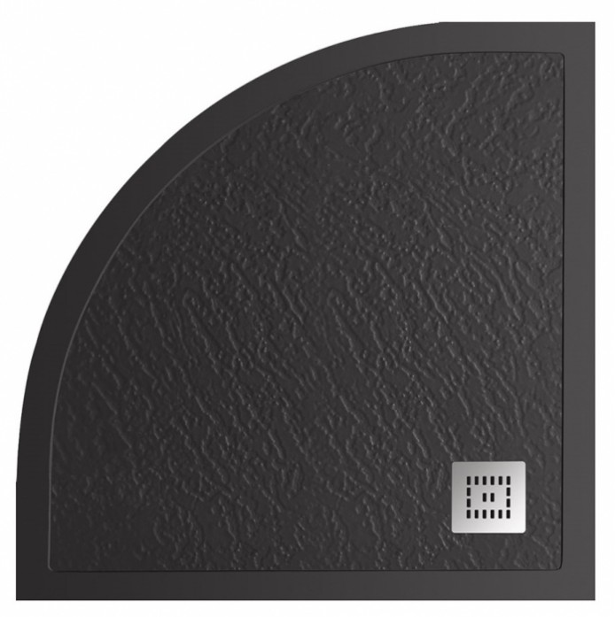 

Поддон из искусственного мрамора BelBagno TRAY-MR-UNO-R-90-550-35-NERO-CR, BelBagno TRAY-MR-UNO