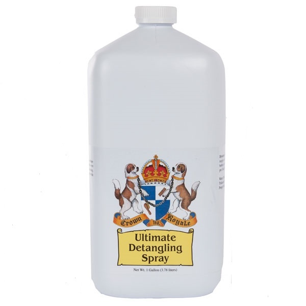 

Спрей для животных, Crown Royale Ultimate Detangling, от колтунов, 3,8 л