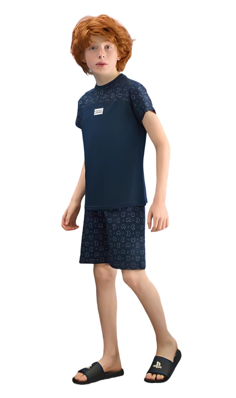Пижама детская SEVIM 8537, темно-синий, 176