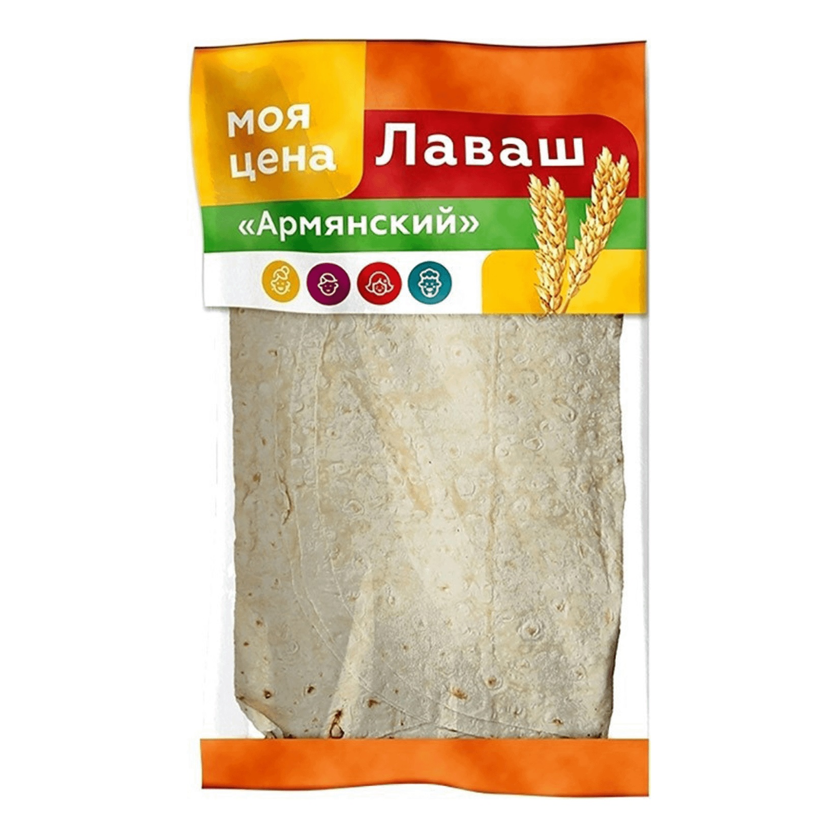 

Лаваш Моя цена Армянский тонкий пшеничный 250 г