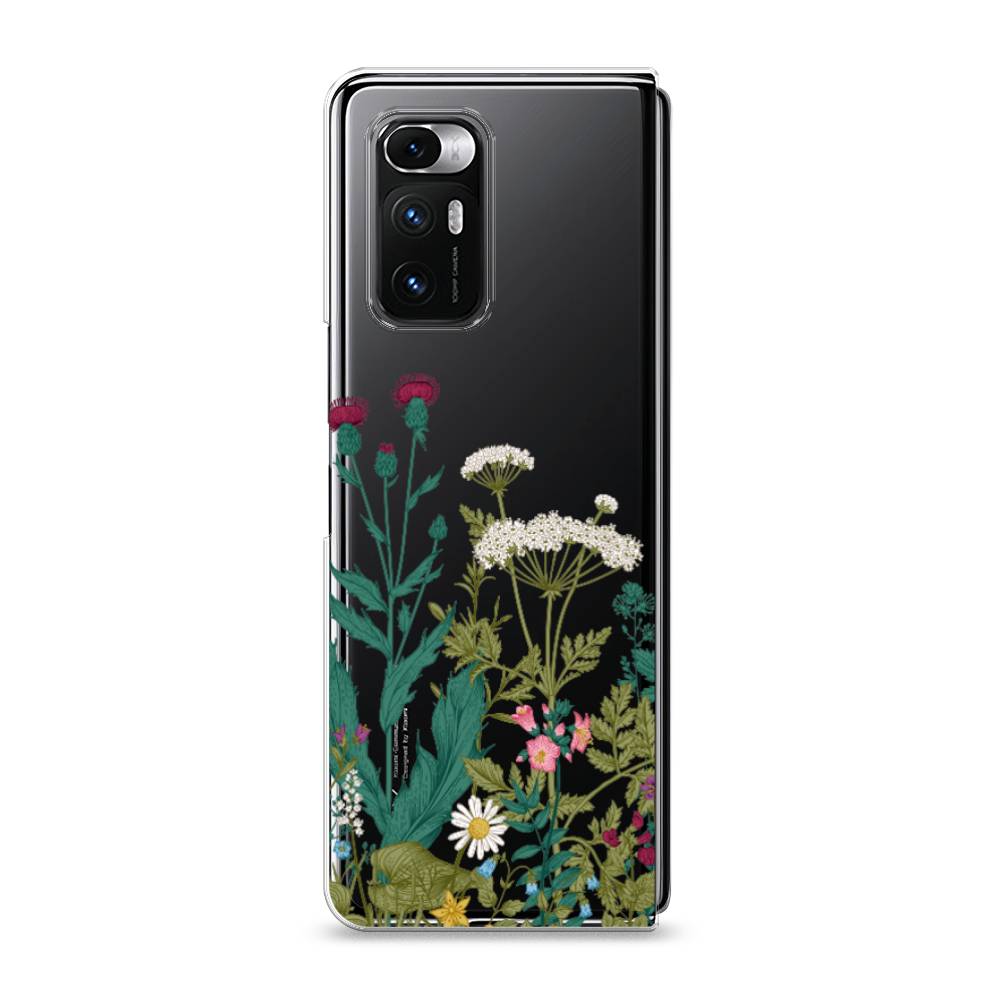 

Чехол на Xiaomi Mi Mix Fold "Дикие полевые цветы", Зеленый;розовый;белый, 314250-2
