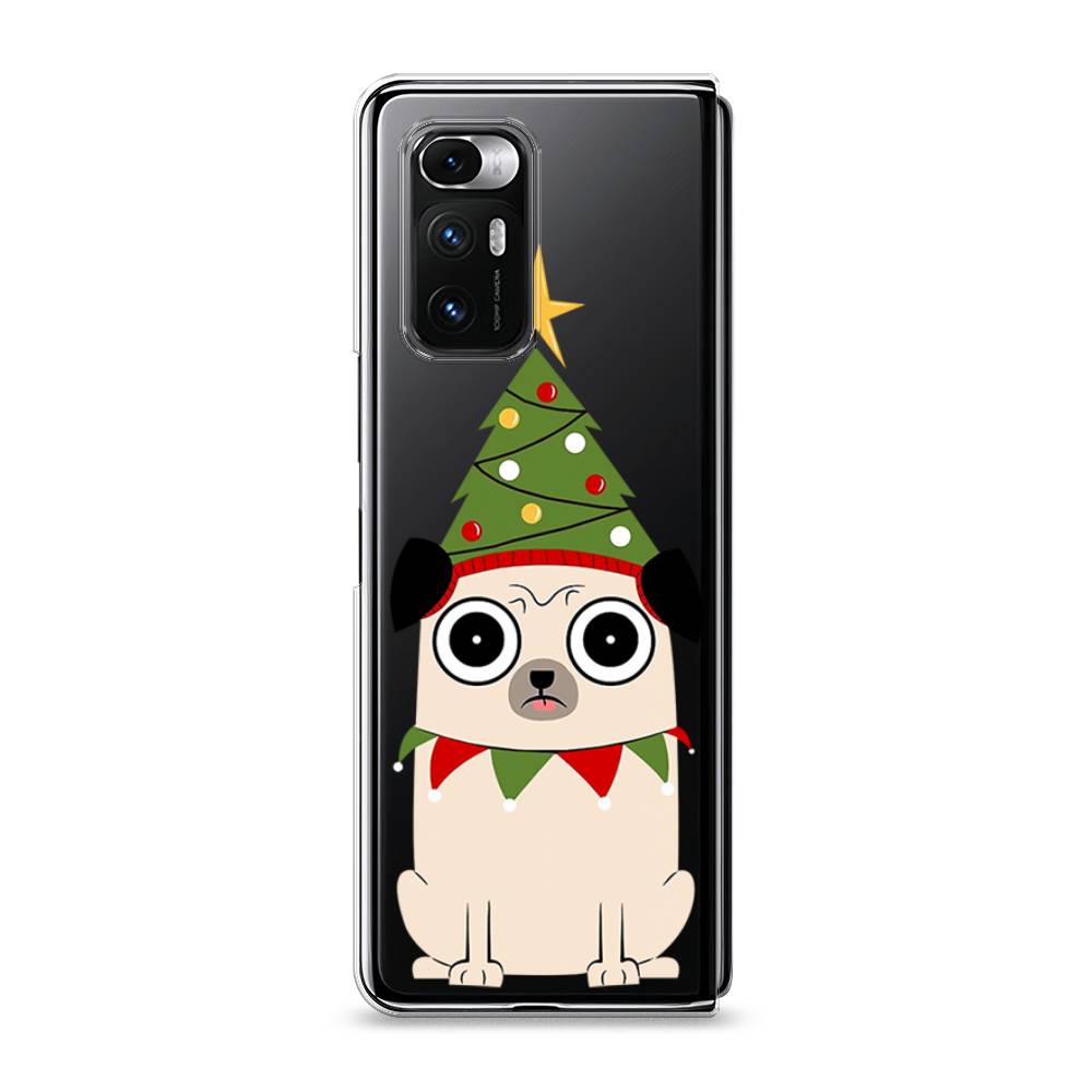 

Чехол на Xiaomi Mi Mix Fold "Собачка с ёлочкой", Бежевый;красный;зеленый, 314250-1