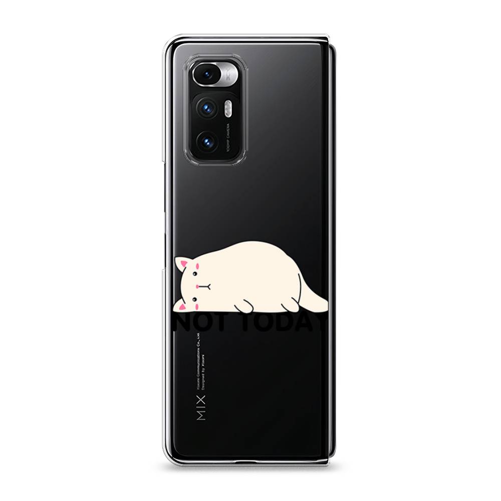 

Чехол на Xiaomi Mi Mix Fold "Cat not today", Белый;розовый;черный, 314250-1