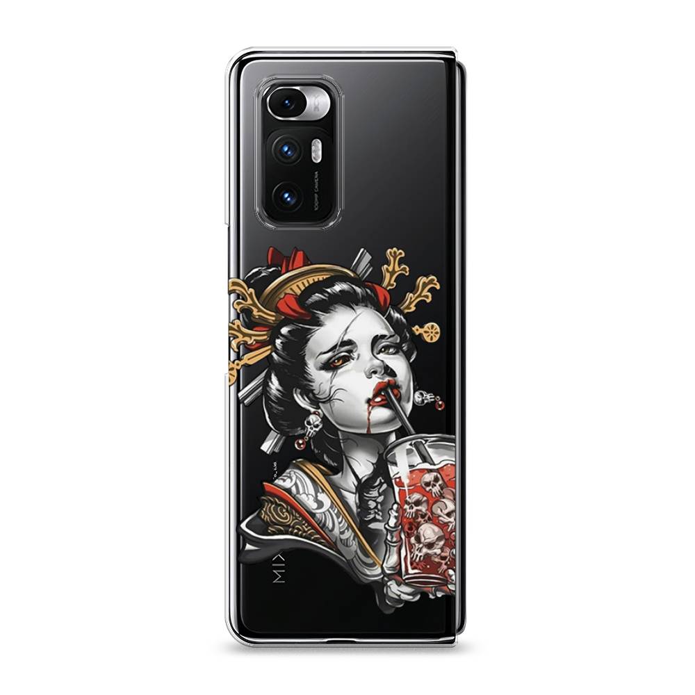 

Чехол на Xiaomi Mi Mix Fold "Опасная гейша", Красный;черный;серый, 314250-4
