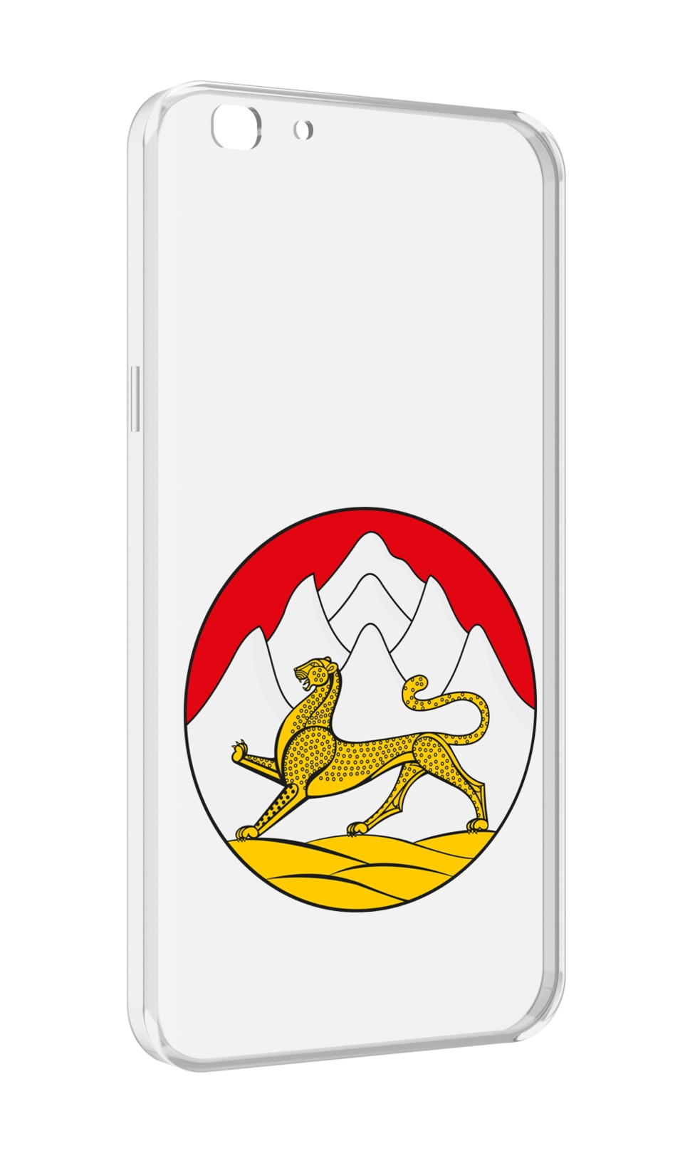 Чехол MyPads герб-северная-осетия для Oppo A77/F3 (2017 год)