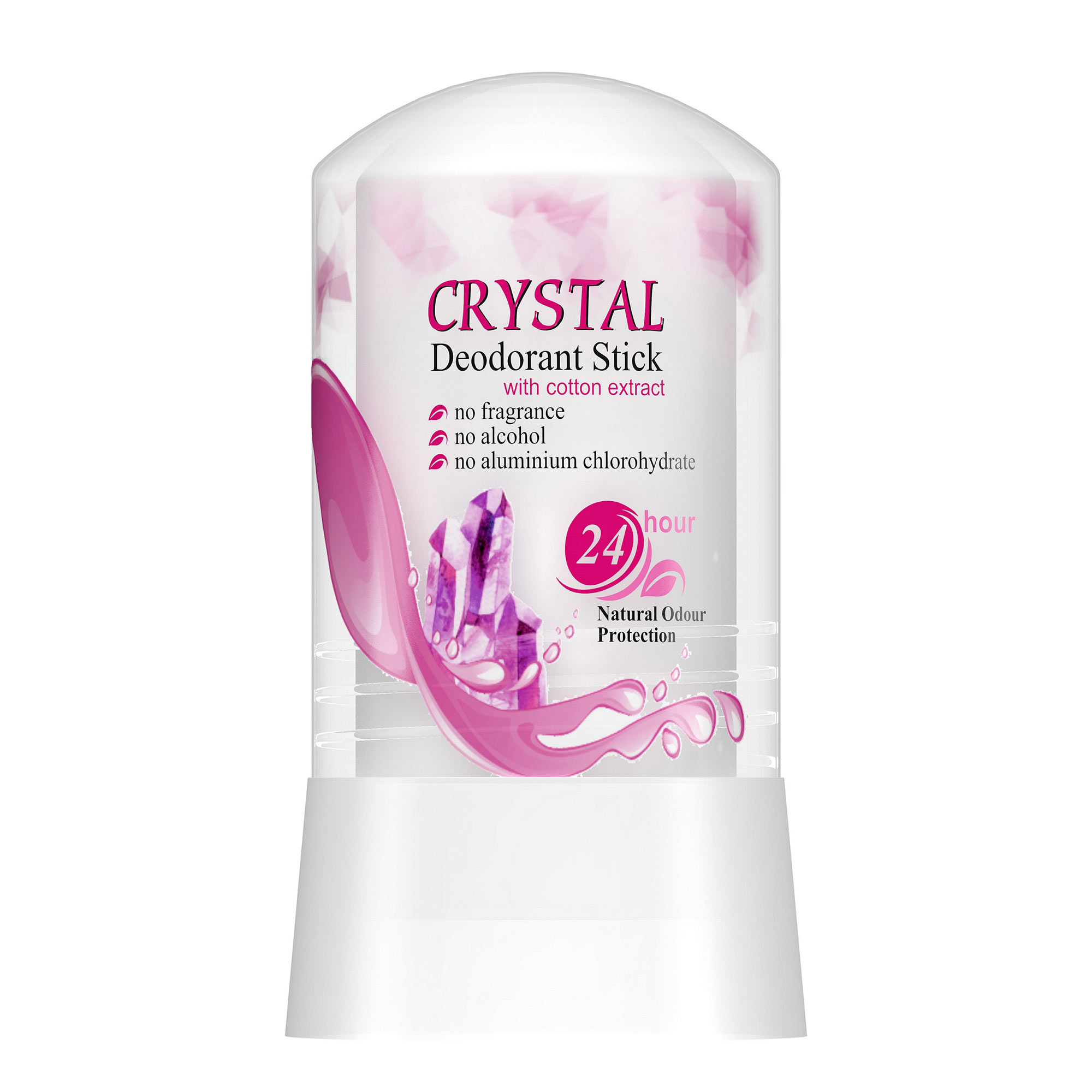 фото Минеральный дезодорант для тела с экстрактом хлопка crystal deodorant stick 60 г секреты лан