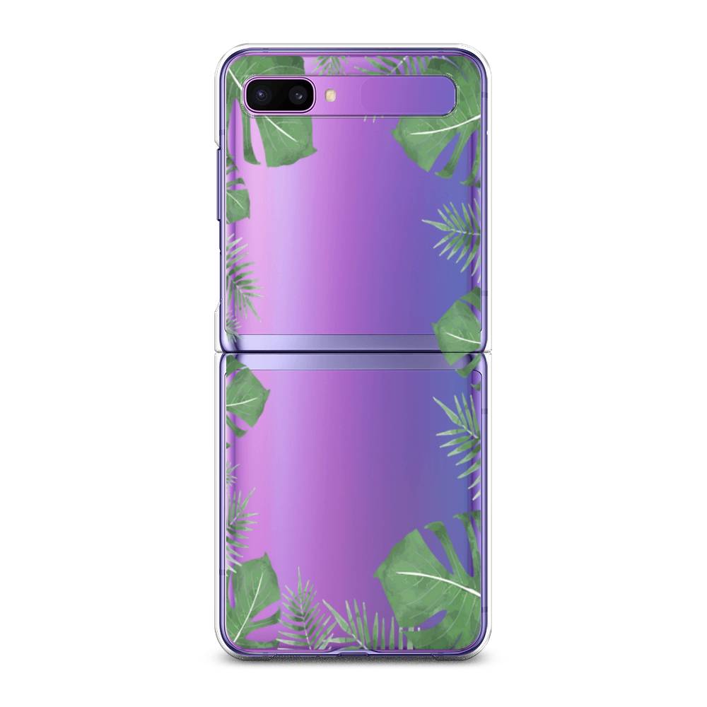 

Чехол Awog для Samsung Galaxy Z Flip 1 "Листья папоротника рамка", 2107150-8