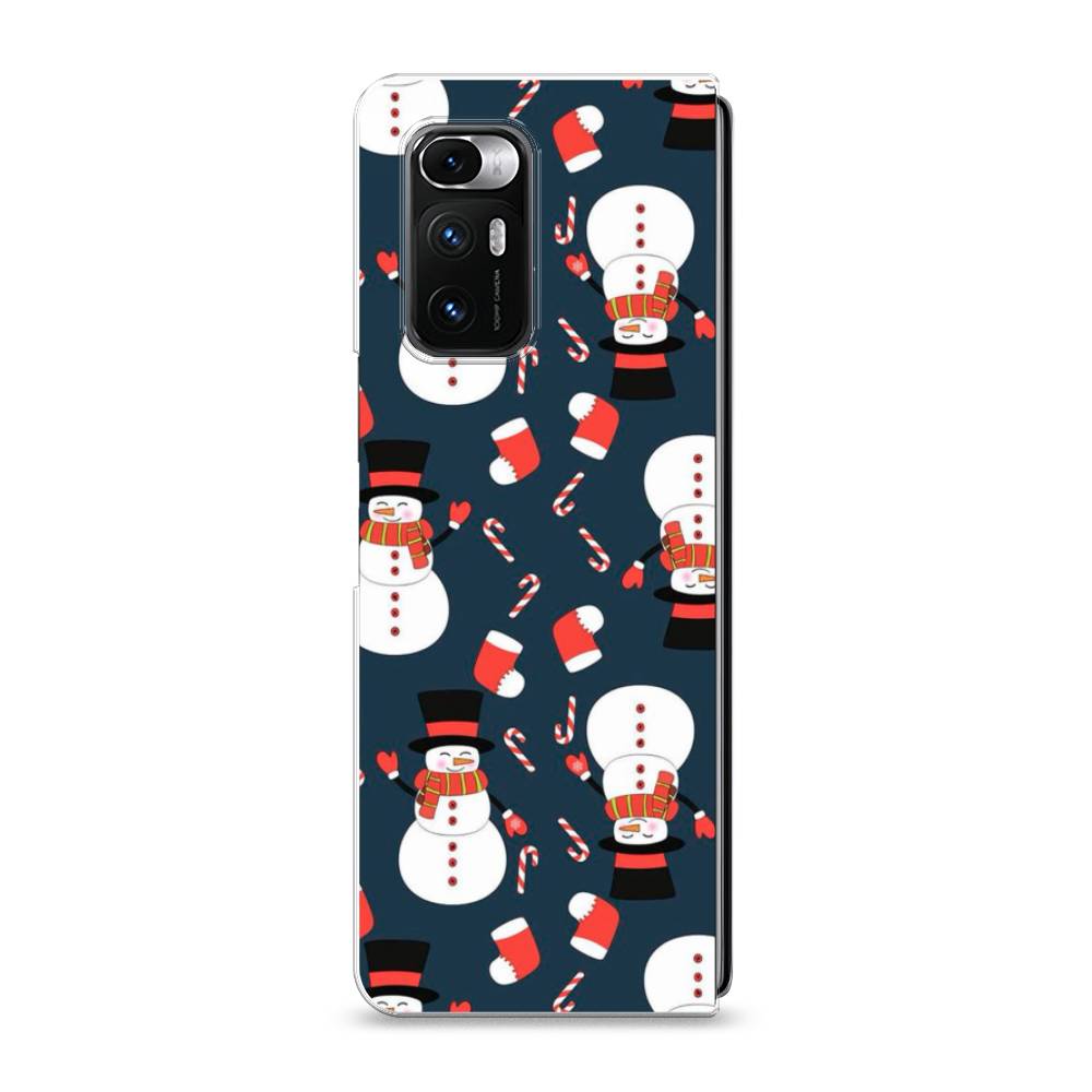 

Чехол на Xiaomi Mi Mix Fold "Синие снеговики", Синий;белый;красный, 314250-5