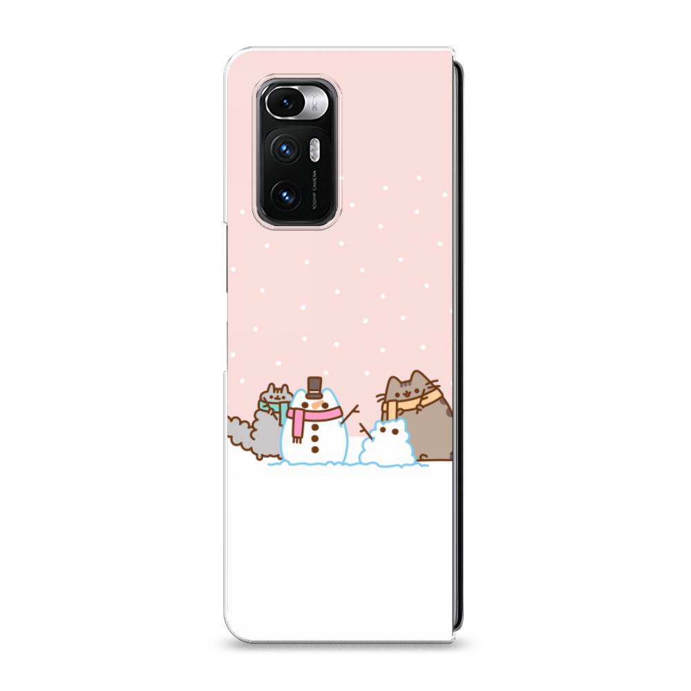 

Чехол на Xiaomi Mi Mix Fold "Котики в снегу", Розовый;белый;серый, 314250-5