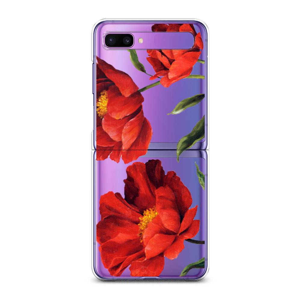 

Чехол Awog для Samsung Galaxy Z Flip 1 "Красные маки", 2107150-8