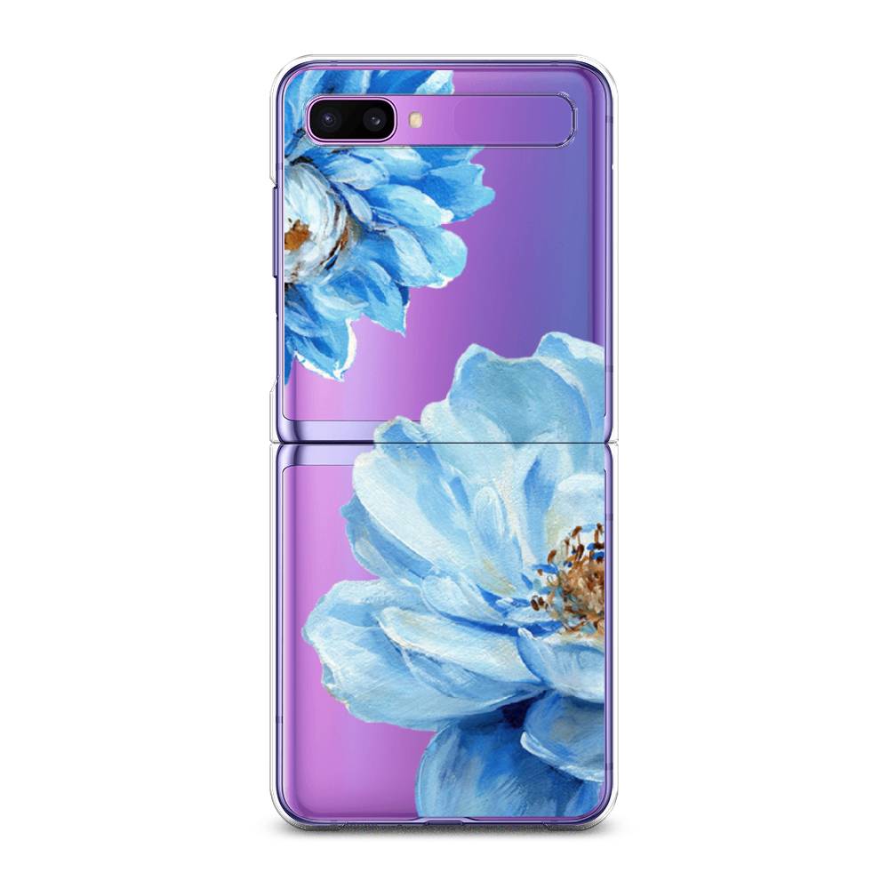 

Чехол Awog для Samsung Galaxy Z Flip 1 "Голубые клематисы", 2107150-8