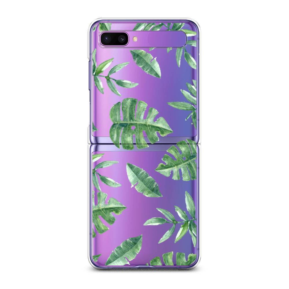 

Чехол Awog для Samsung Galaxy Z Flip 1 "Нарисованные пальмовые листья", 2107150-4