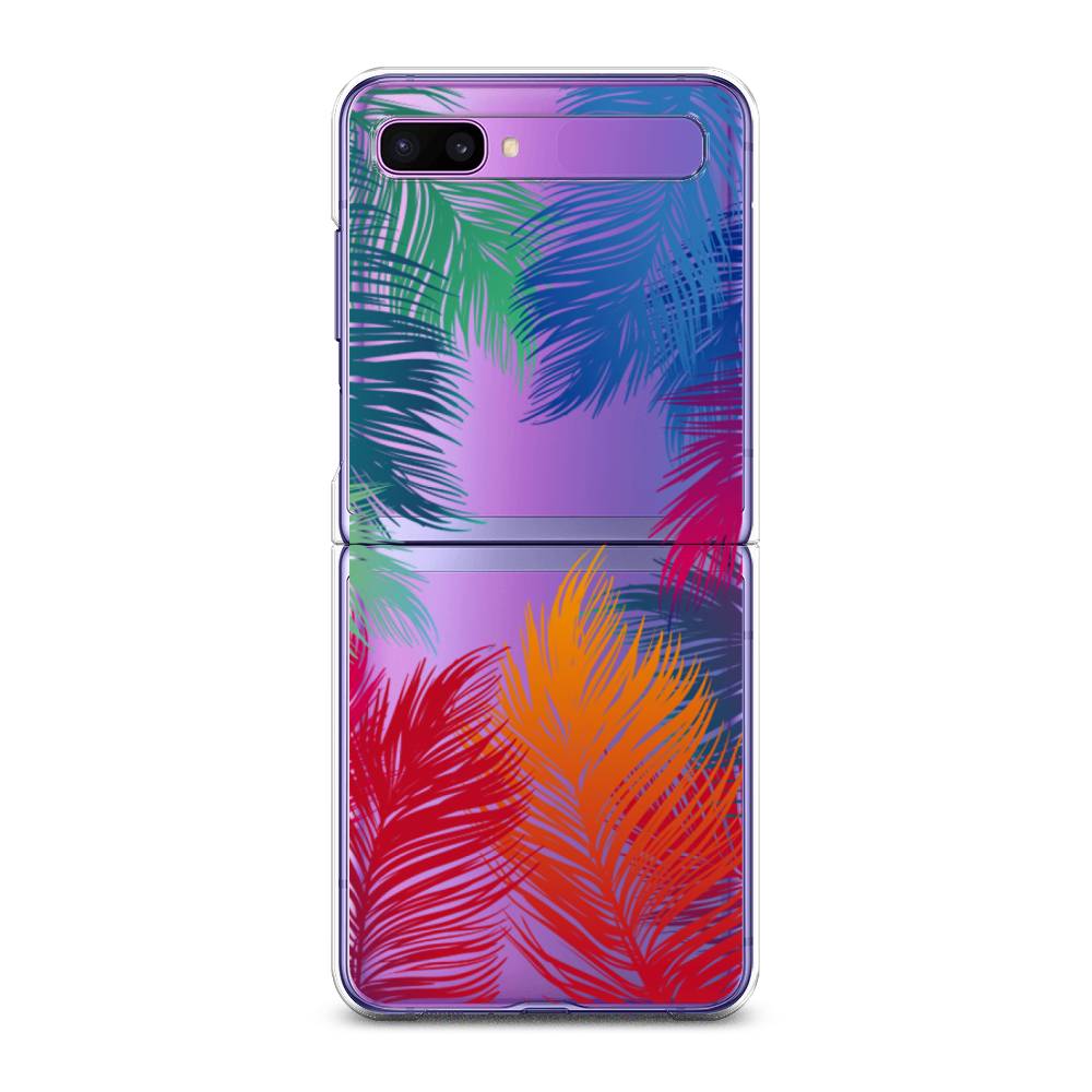 

Чехол Awog для Samsung Galaxy Z Flip 1 "Рамка из перьев", 2107150-4