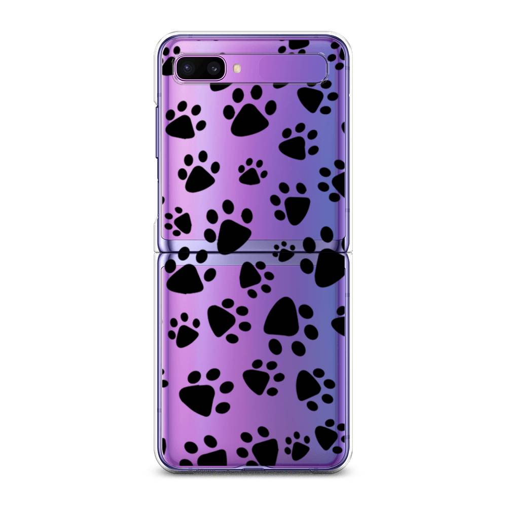 

Чехол Awog для Samsung Galaxy Z Flip 1 "Лапки черные", 2107150-2