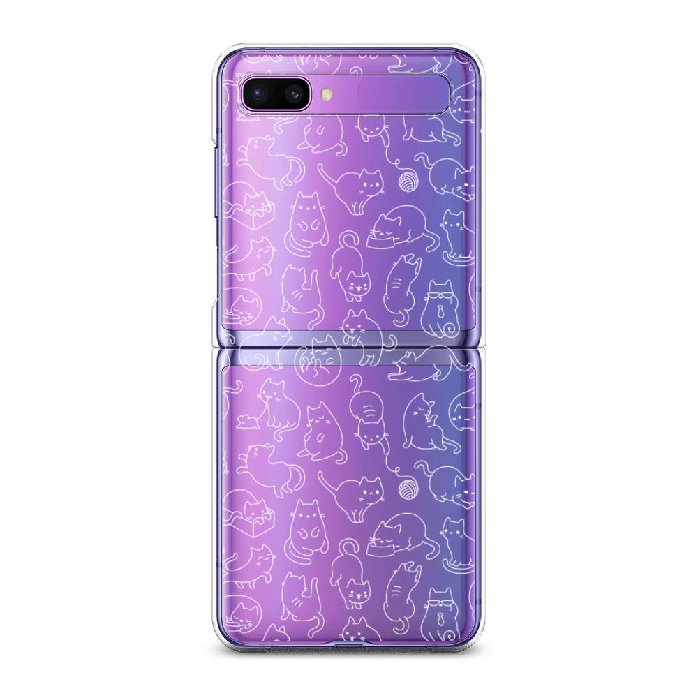 

Чехол Awog для Samsung Galaxy Z Flip 1 "Шкодливые котики", 2107150-2